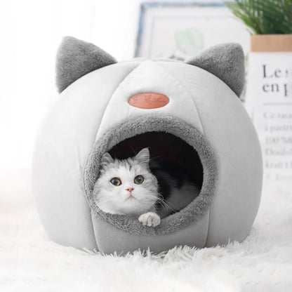 Cozy Cave Indoor Pet Bed Winter Warm Hideaway for Cats & Small Dogs