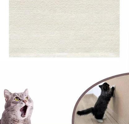 Self-Adhesive Trimmable Cat Scratching Mat Furniture & Wall Protector