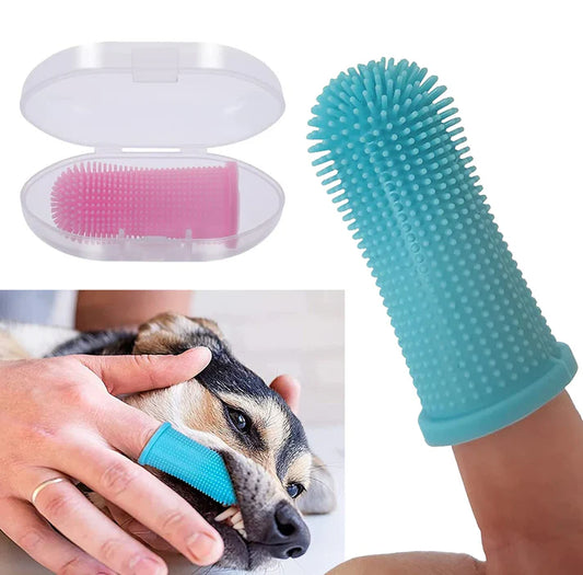 Silicone Tooth Brush (Pet-Friendly Finger Toothbrush)