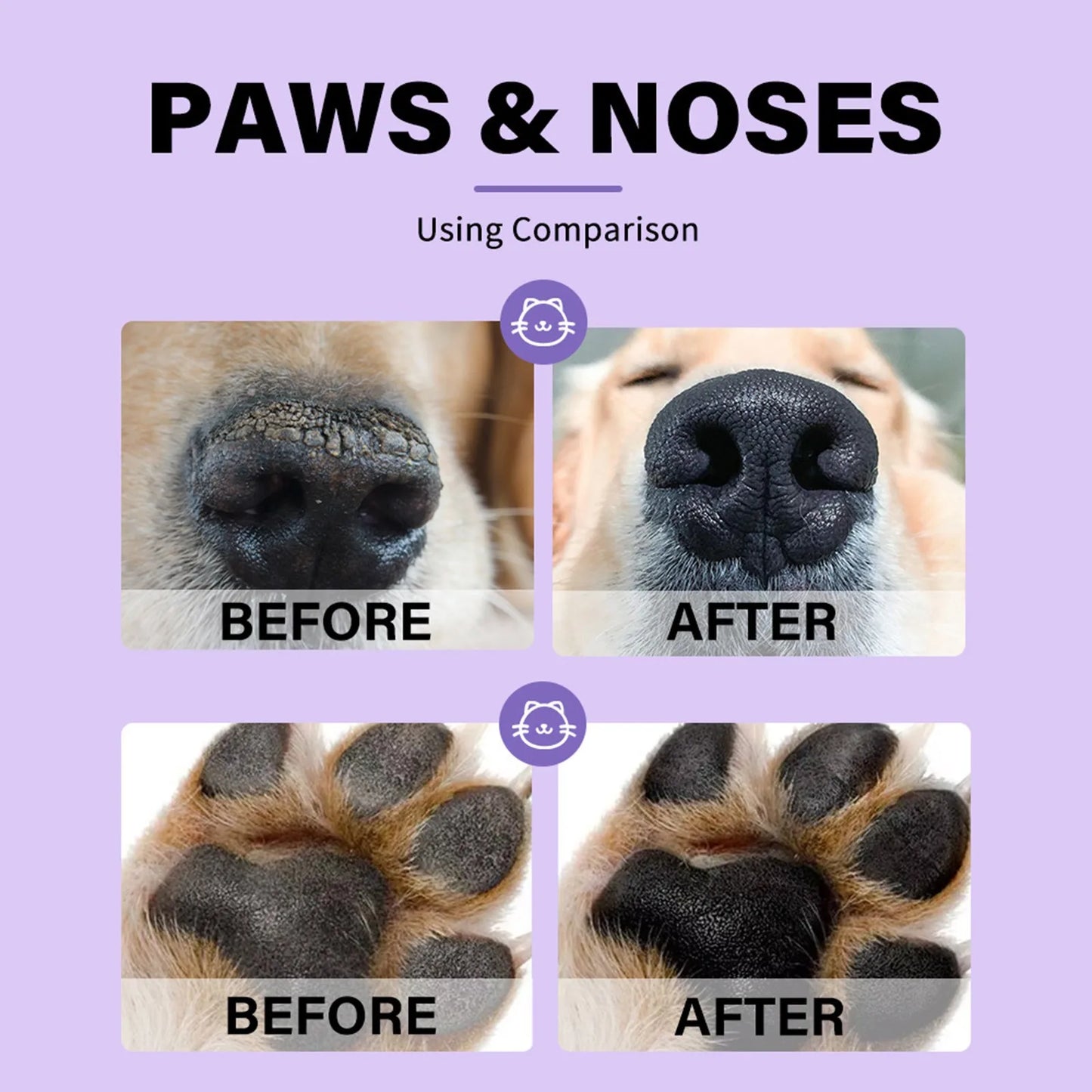 Dog Paw Balm Moisturizing Natural Cream Cat Paw Wax Nose Protector Moisturizer Pet Crack Feet Repair Winter Care Supplies