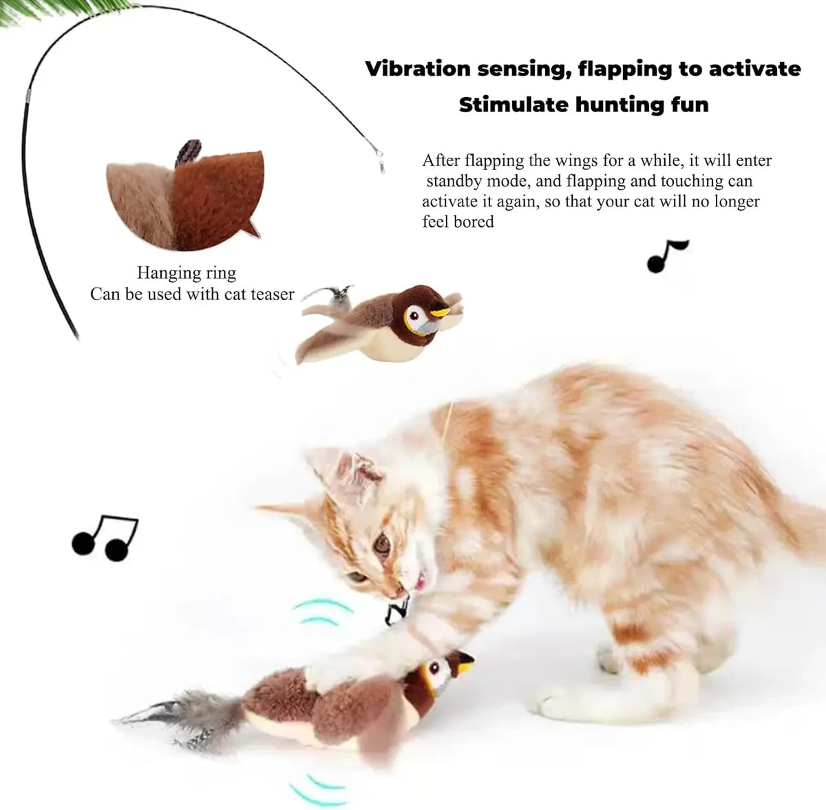 Interactive Automatic Pet Ball Launcher Smart Play Device for Dogs & Cats