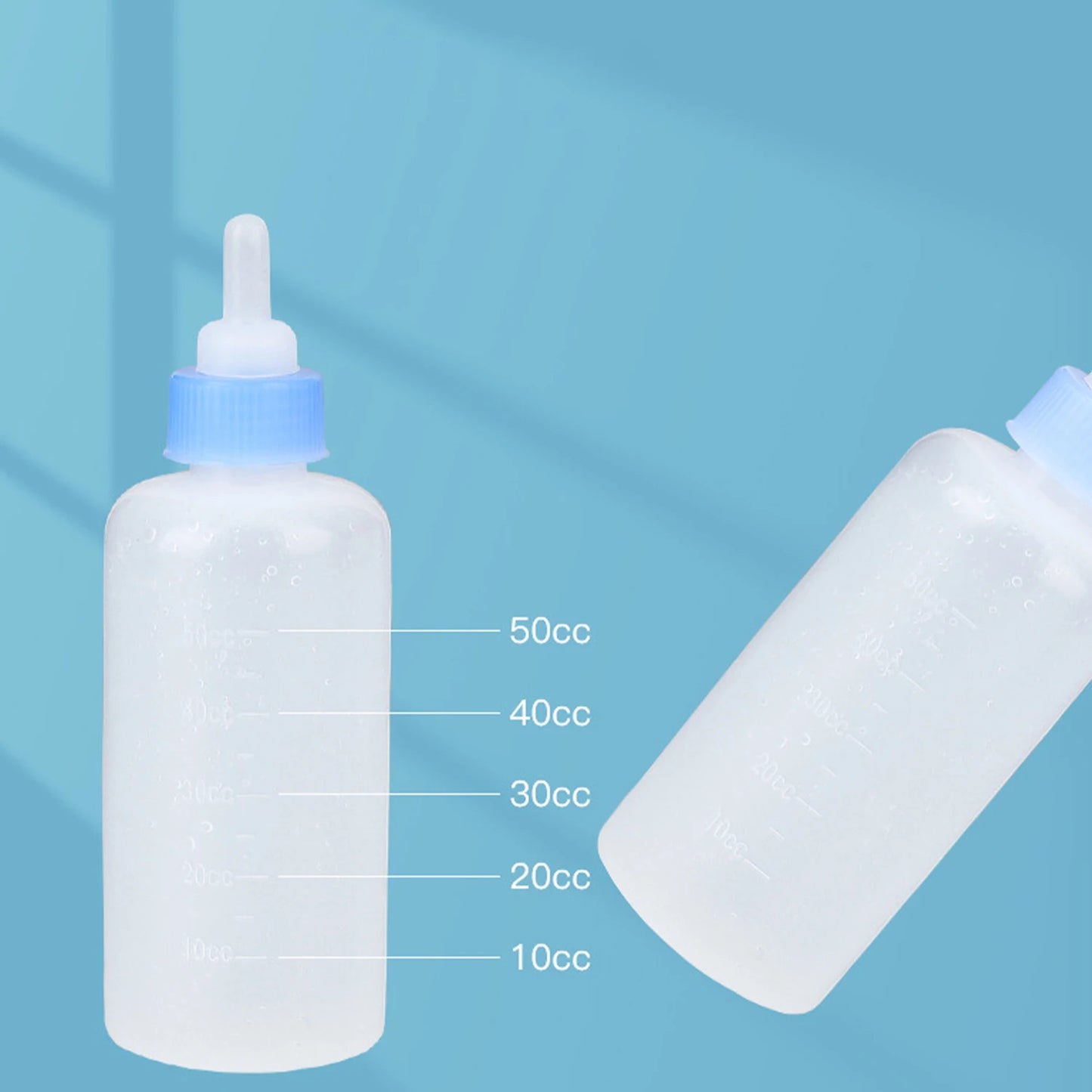 60ml Pet Bottle Set Pet Silicone Milk Bottle Dog and Cat Feeding Water dispenser Pet Supplies