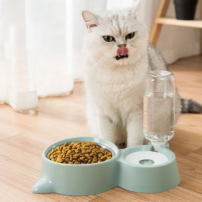 Blue Pet Dog Cat Bowl Fountain Automatic Food Water Feeder Container For Cats Dogs Drinking Pet Articles  cat litter box