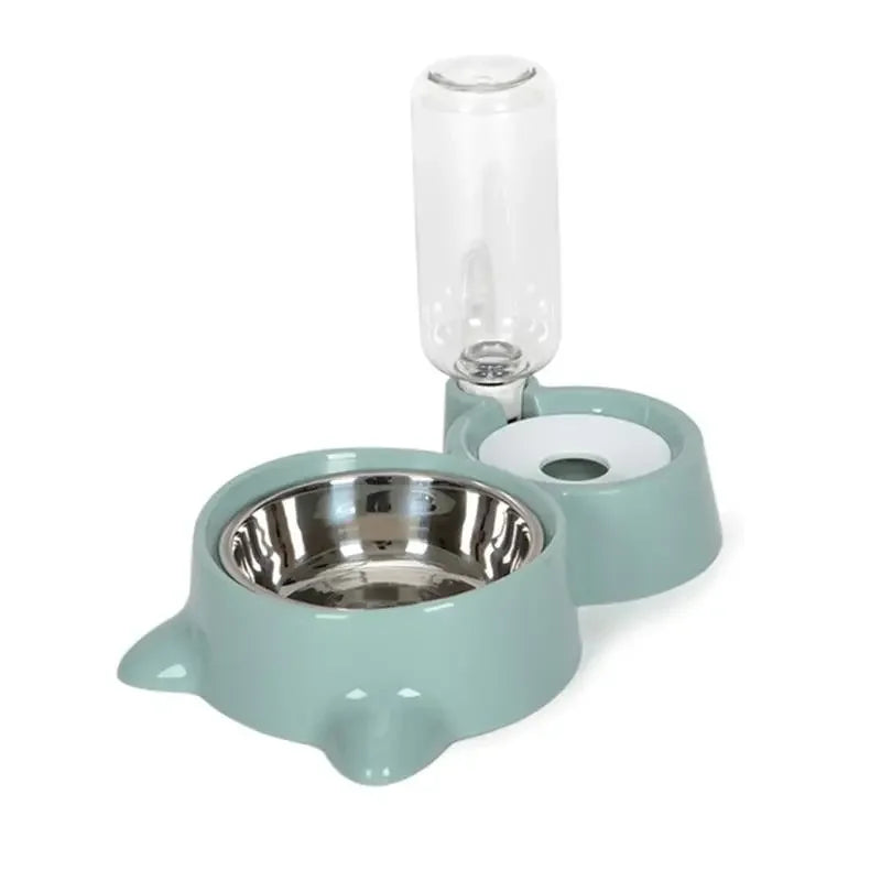 Blue Pet Dog Cat Bowl Fountain Automatic Food Water Feeder Container For Cats Dogs Drinking Pet Articles  cat litter box