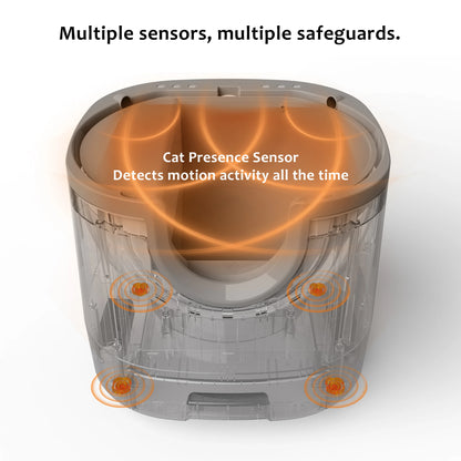 Self-Cleaning Cat Litter Box Open-Top Design with Advanced Safety Sensors Extra Large Capacity for Multi-Cat Homes Hassle-Free