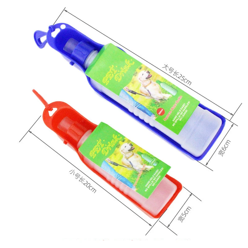 Dog Water Bottle Out Walking Dog Portable Water Bottle Dog Drinking Cup Cat Pet Water Feeding Supplies