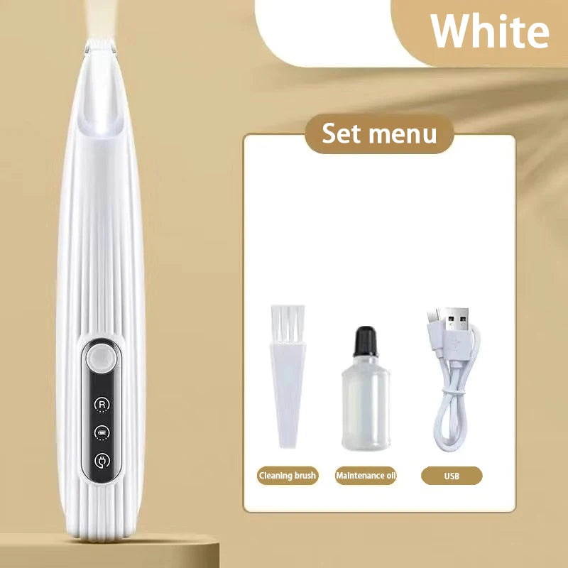 Portable Dog Paw Trimmer with Led Light Rechargeable Cordless Nail Grinder Shaver for Cats And Other Pets Nail Grooming Tools